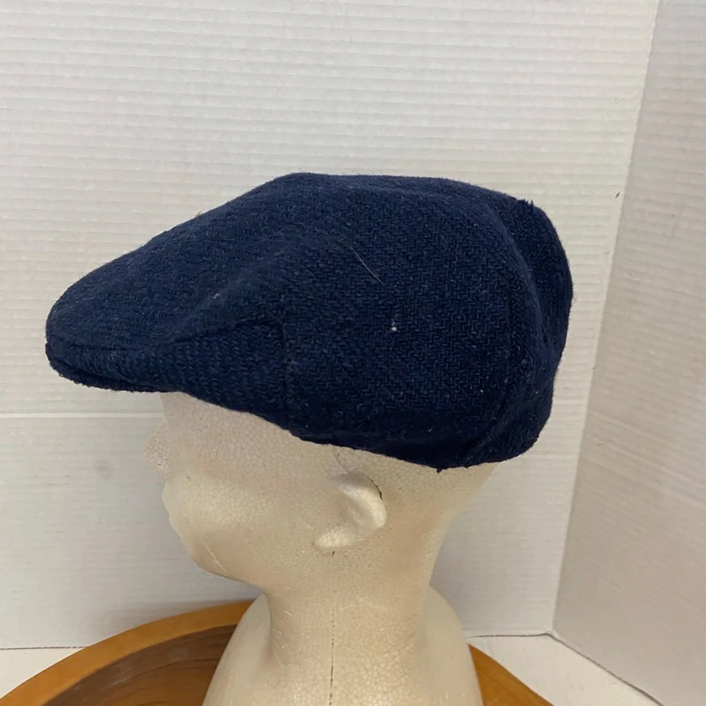 Harris Tweed Vintage Wool Peaky Blinders News Boy Paper Boy Cap